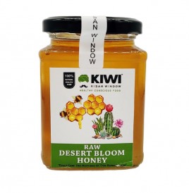 Kiwi Kisan Window Raw Desert Bloom Honey   Glass Jar  250 grams